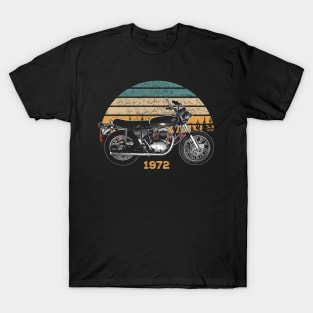 A65 Thunderbolt Spitfire 1972 Vintage Motorcycle Design T-Shirt